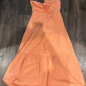 Orange Sim & Sam Sundress